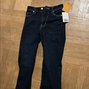 H&M new season Women's Dark Blue High Rise Jeans
